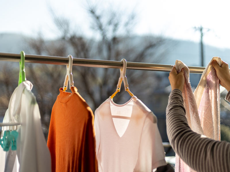 冬の洗濯もののコツ